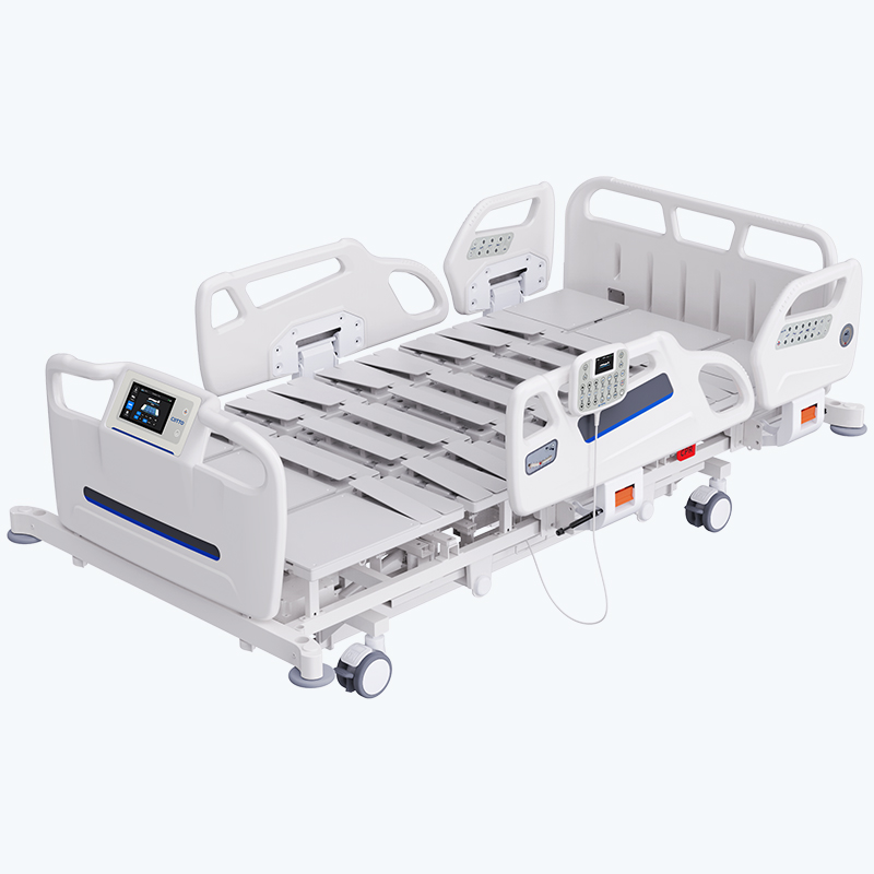 Lit d'hôpital électrique multifonction anti-escarres pour patients